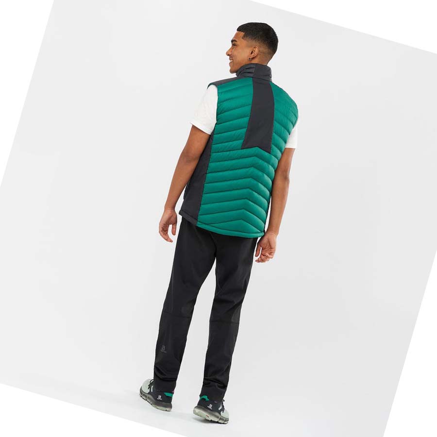 Chaquetas Salomon ESSENTIAL XWARM DOWN INSULATED Hombre Verdes | MX 3316DFM